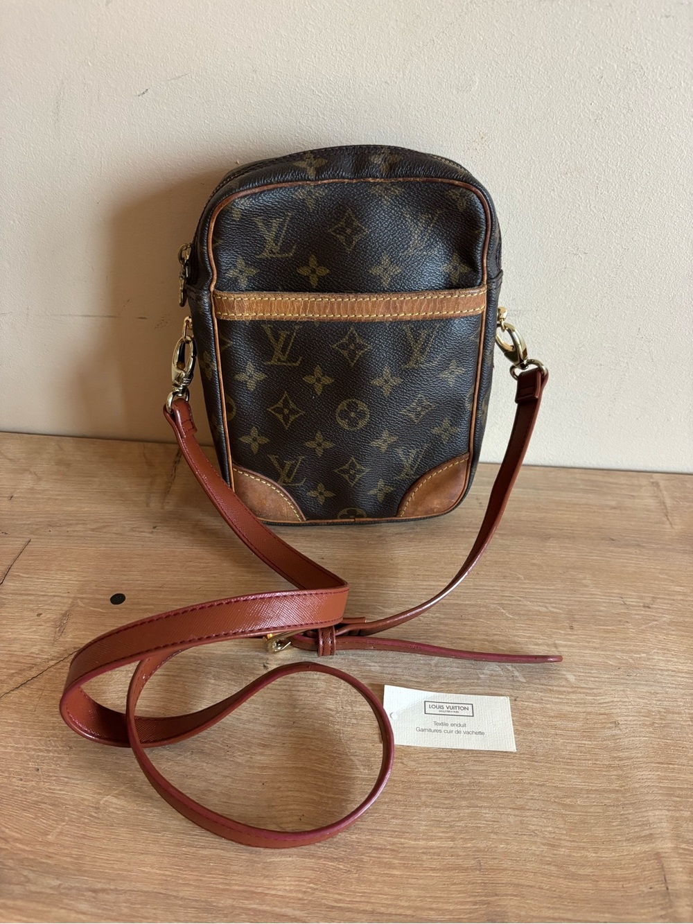 Louis Vuitton Brown Monogram Compact Crossbody Bag